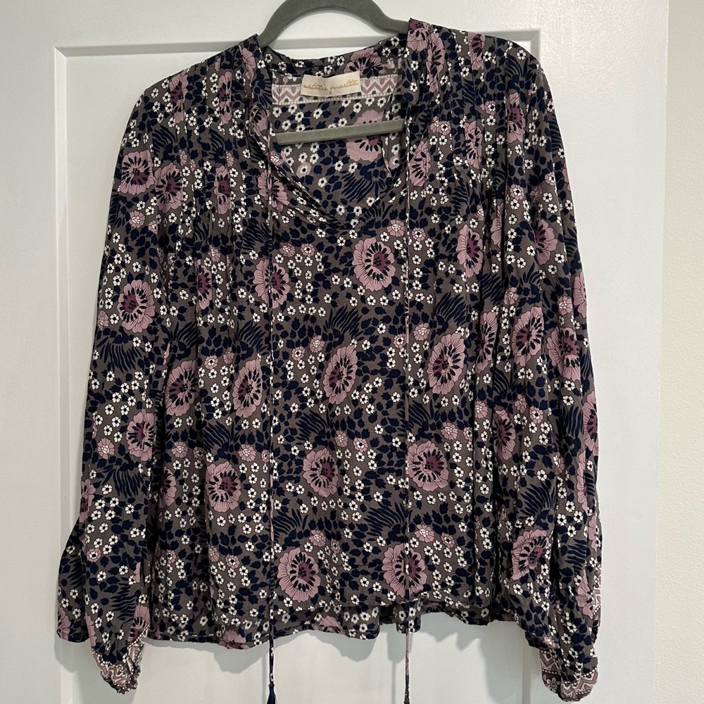 Natalie Martin Lizzy top size small vintage flowers